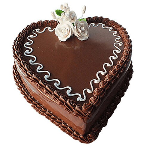 Buy Choco Heart Rose Cake