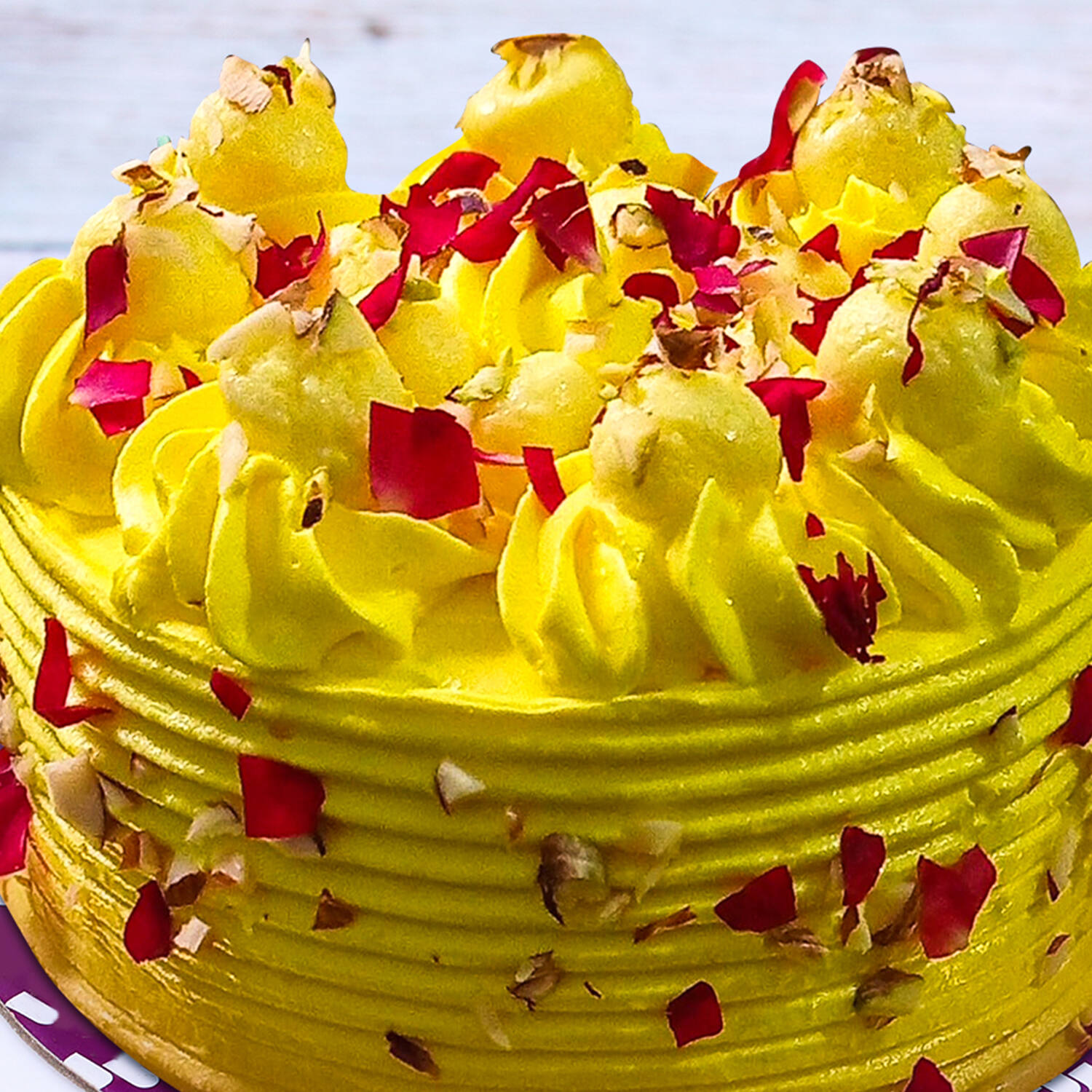 Eggless Rasmalai Cream Tart / Monogram Cake - Video Recipe – Gayathri's  Cook Spot