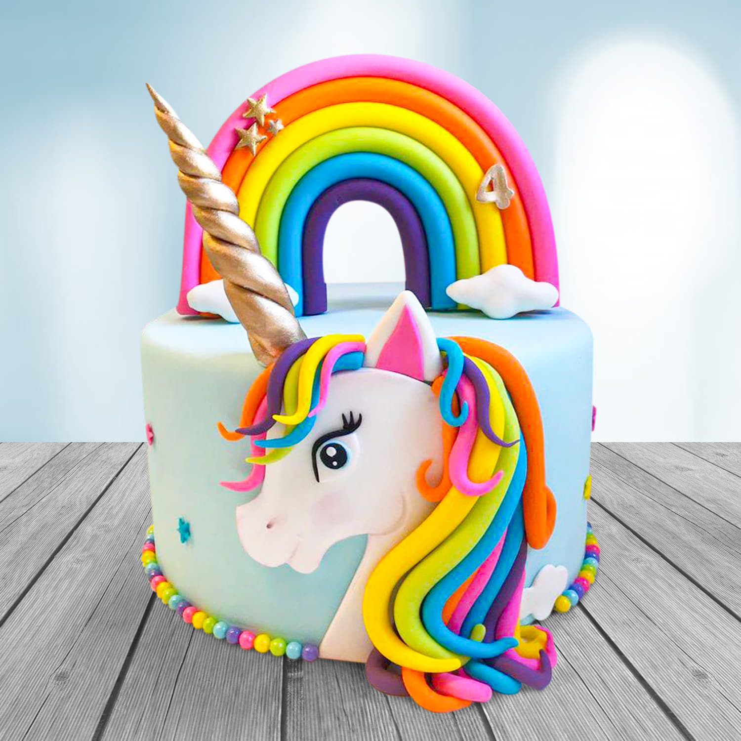 1.5 KG Unicorn Drawing Cake, Super Cake- Online Cake delivery in Noida, Cake  Shops with Midnight & Same Day Delivery