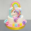 Buy Decorative Colorful Unicorn Cake