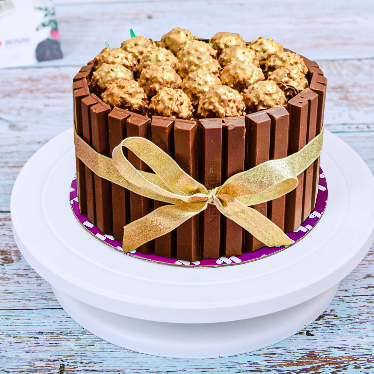 Ferrero Rocher Mousse Cake (Nutella Mousse Cake)