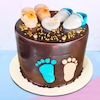 Buy Creative Baby Shower Choco Cake