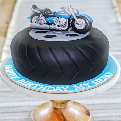 Rider Fondant Blackforest Cake