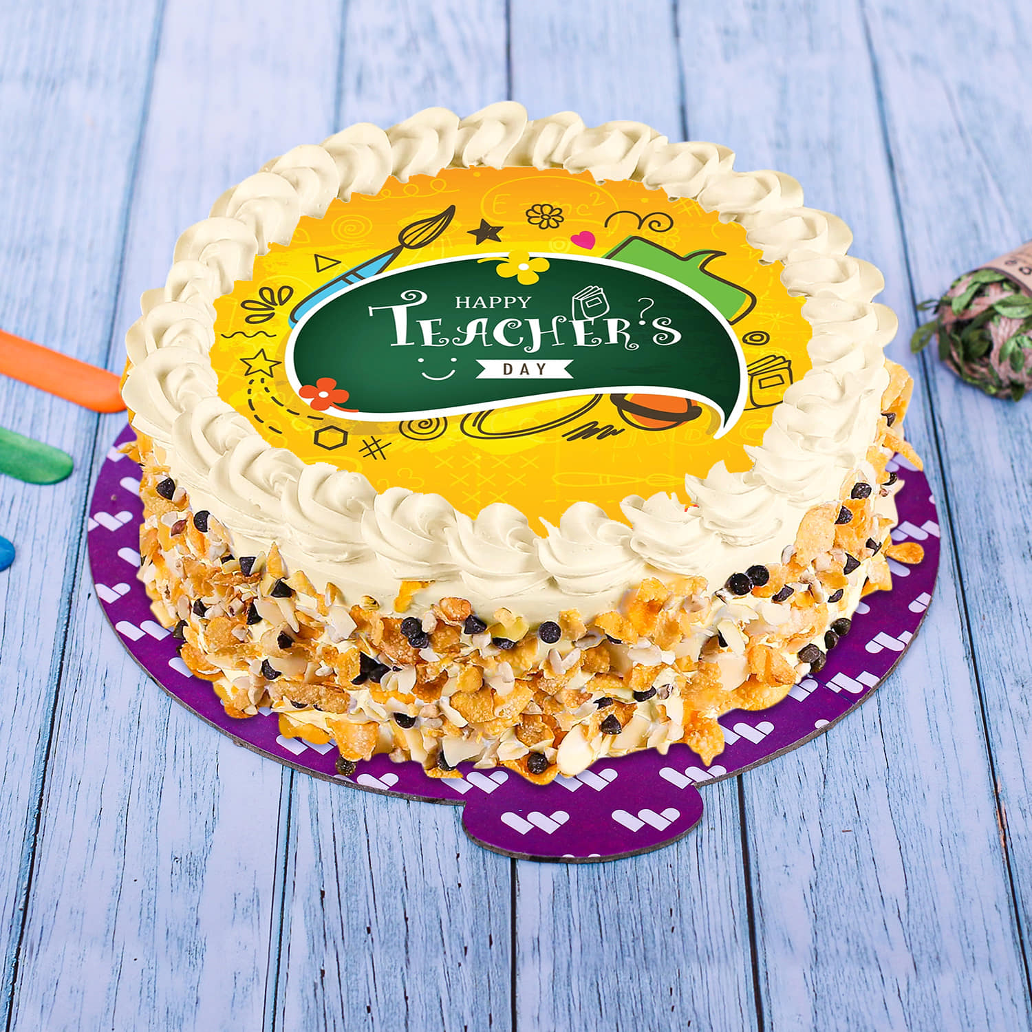 Best Teacher Theme Cake In Kolkata | Order Online