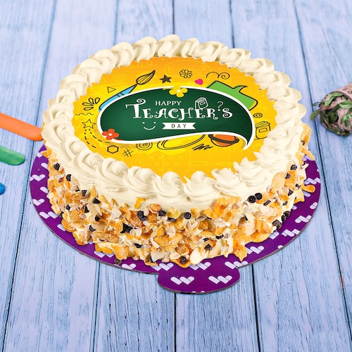 Buy Crunchy Teachers Day Cake