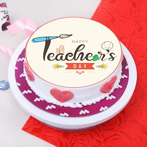 Creative Teachers Day Cake