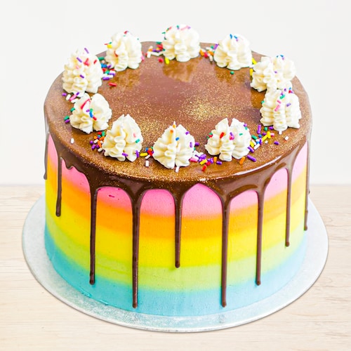 Buy Melting Choco Rainbow Cake