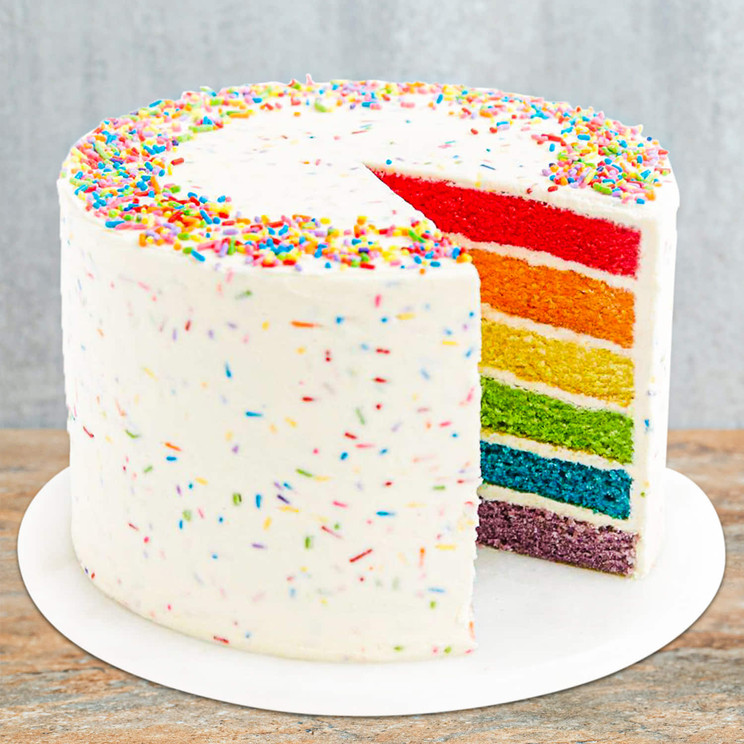 Rainbow Theme Cake by Creme Castle