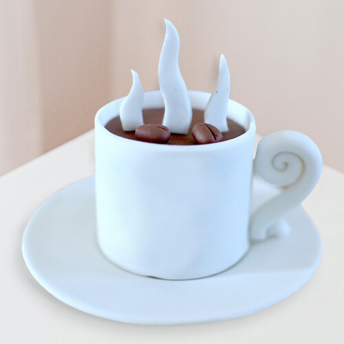 Buy Blackforest Fondant Mug Cake