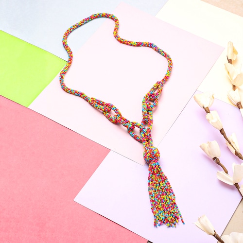 Buy Multicolored Beaded Necklace