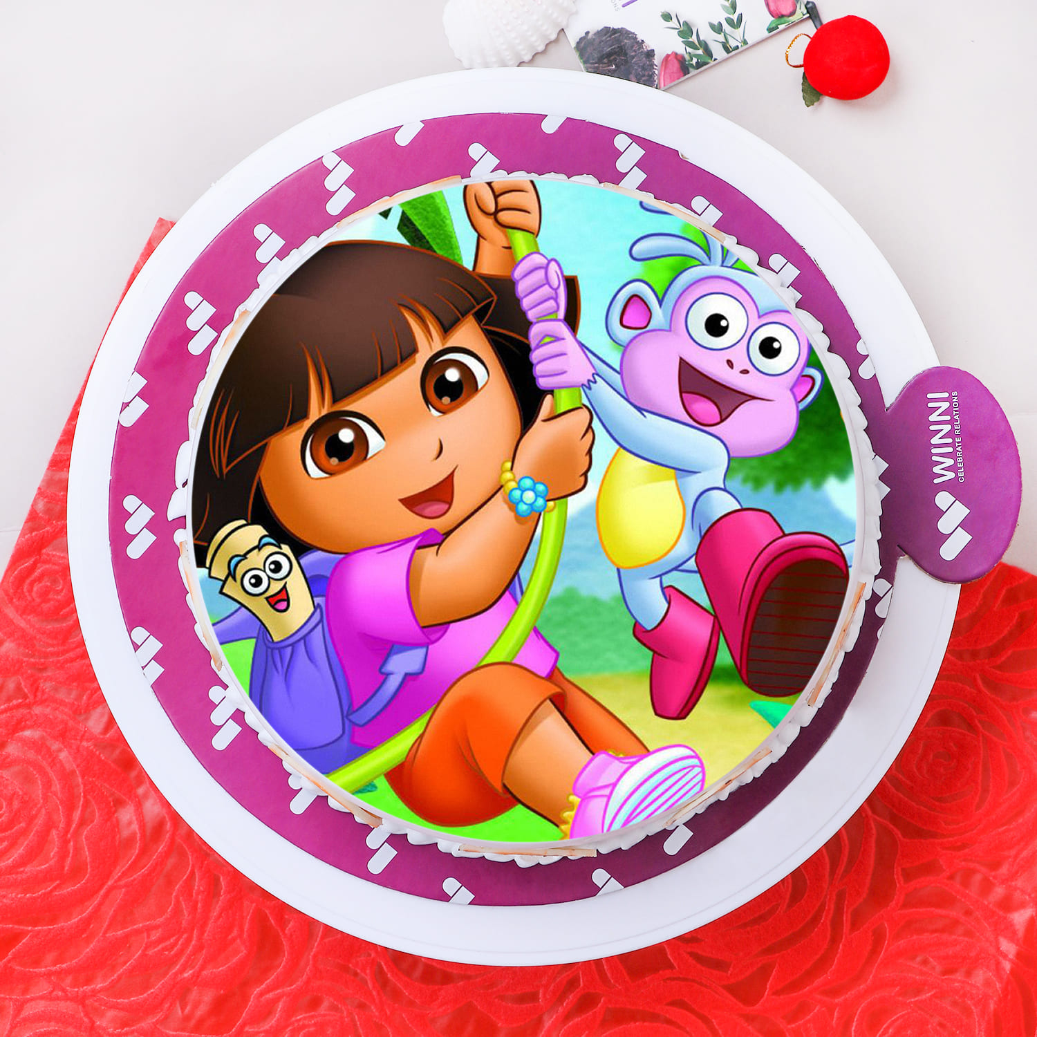 Dora Theme Cakes Online | Order Dora Theme Cakes Online