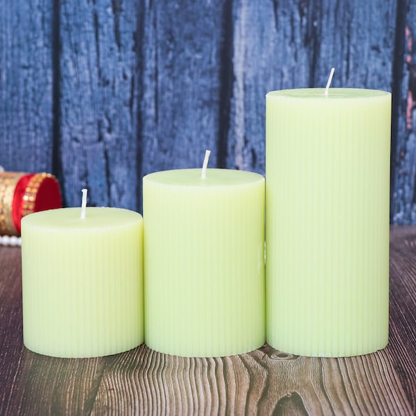 Plain White Candles Set Winni