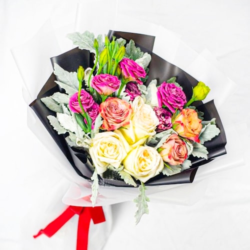 Buy Mixed Rose Flower Bouquet