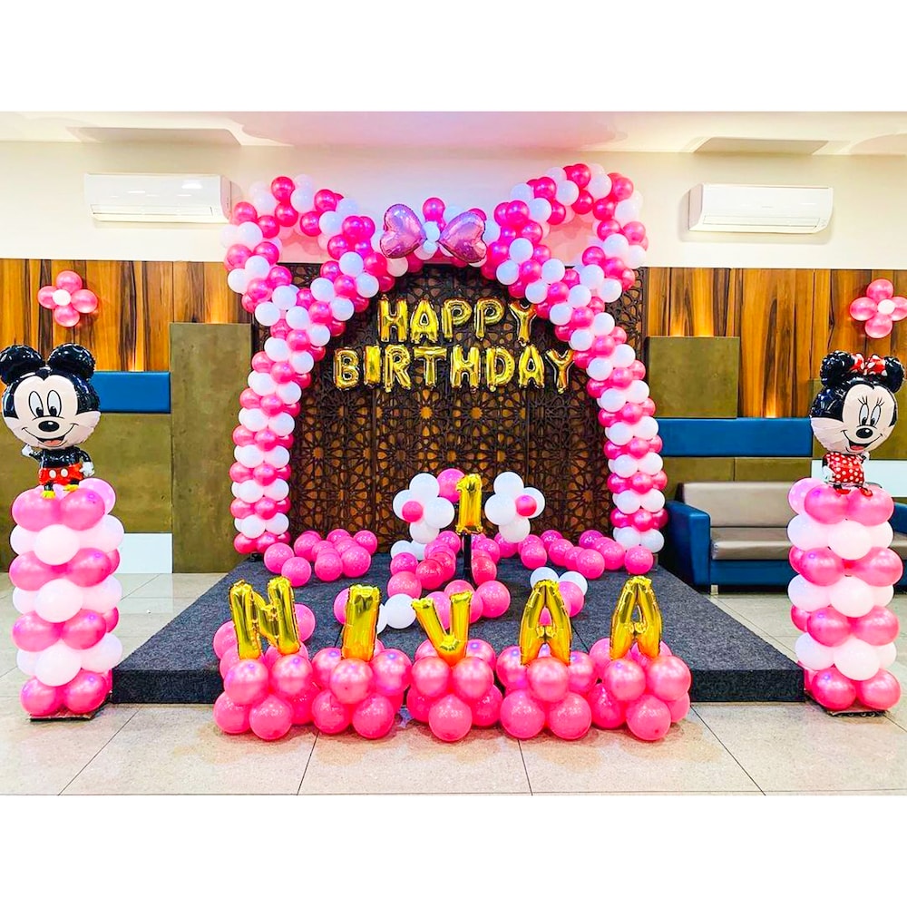 Pinky Princess Balloon Decor | Winni.in