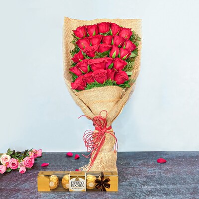 Elegant Ferrero Rocher With Bouquet
