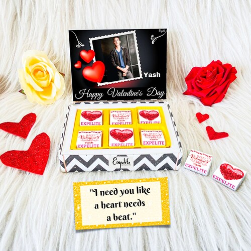 Buy Delight Personalised Valentines Chocolate
