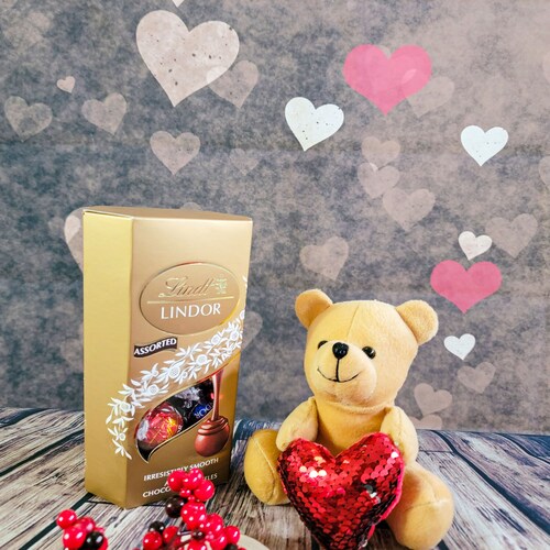 Buy Romantic Teddy Chocolate Surprise