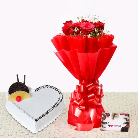 Flowers and Cake