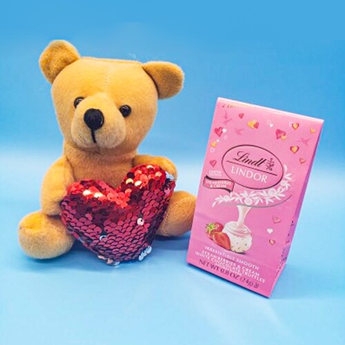 Buy Lindt Chocolate with Cute Teddy