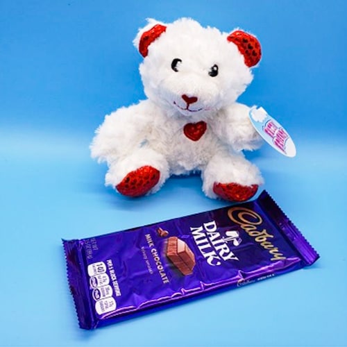 Buy Delicious Dairy Milk with teddy for Valentine