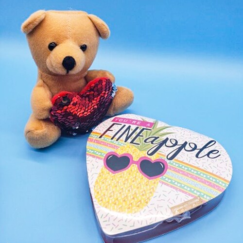 Buy Endearing Teddy with Chocolate