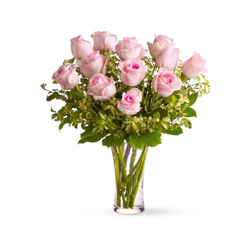 Buy 12 Long Stemmed Pink Roses