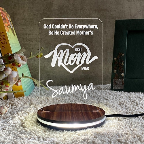 Buy A Thoughtful LED Engraved Gift For Mom