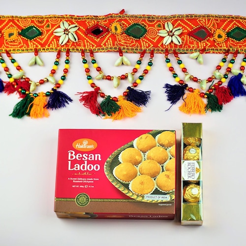 Buy Traditional Toran With Sweets