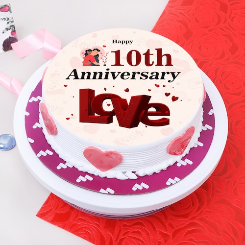 Buy Majestic 10th Wedding Anniversary Cake