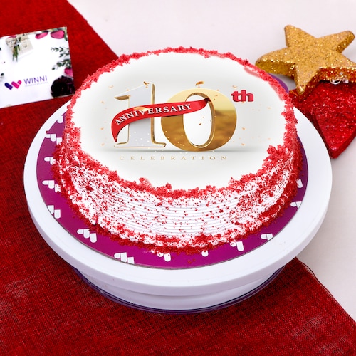 Buy Gorgeous Red Velvet Cake For Anniversary