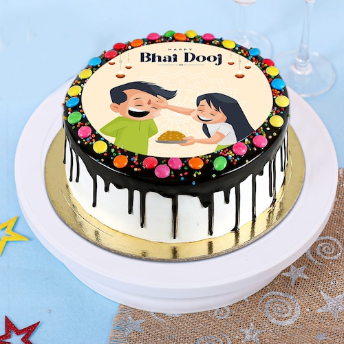 Buy Amusing Bhai Dooj Cake