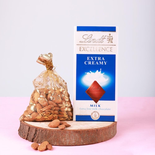 Buy Lindt Chocolate Bar With Almonds