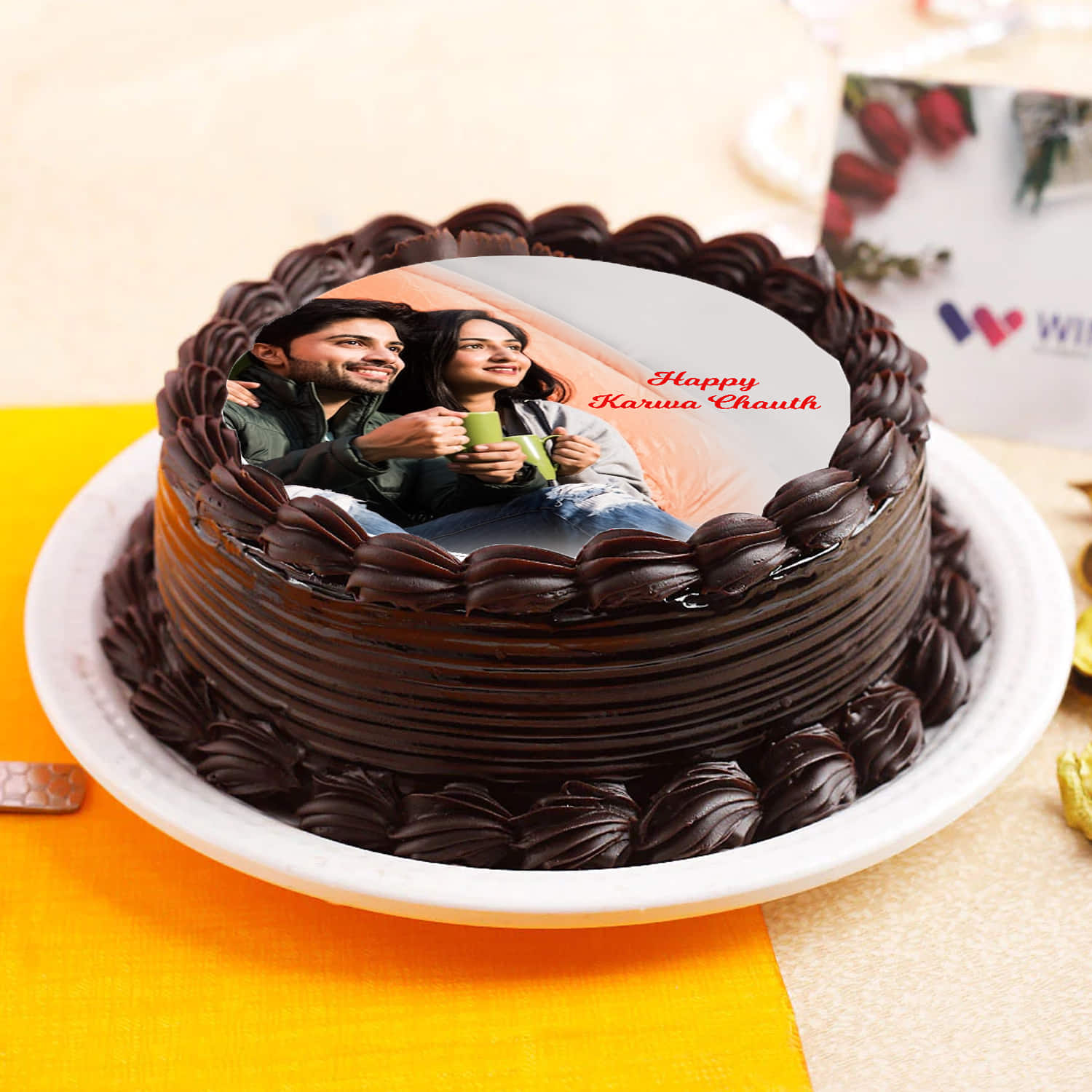 Karwa Chauth Tempting Love Cake- MyFlowerTree