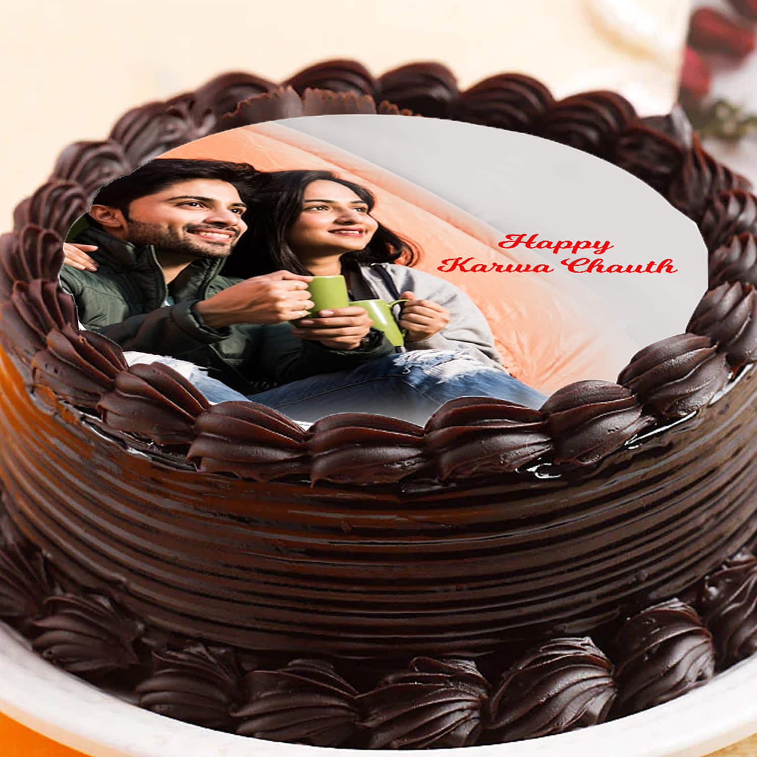 Karwa Chauth Poster Cake