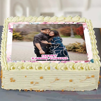 Karwachauth Butterscotch Cake