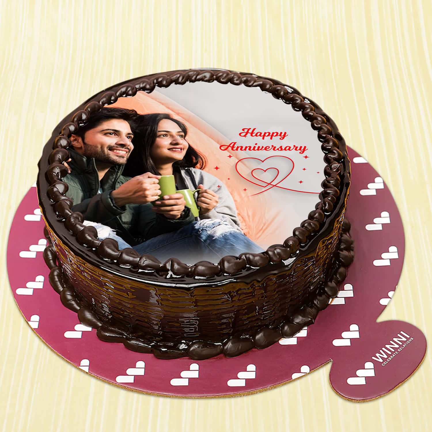 Happy 25th Anniversary Cake Topper 25CT0025  Cake Toppers India