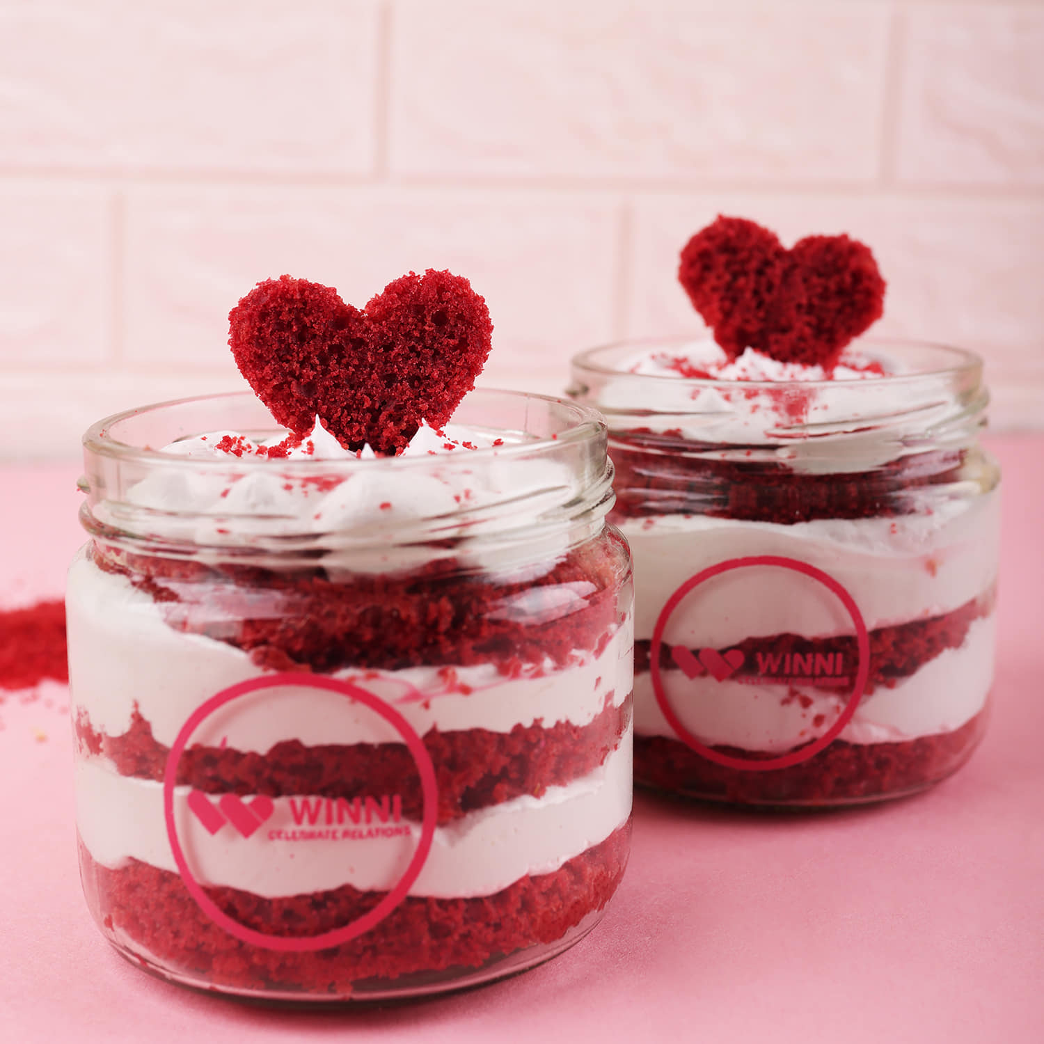 Quick & Easy Cake in a Jar Christmas Gift with Printable Tag