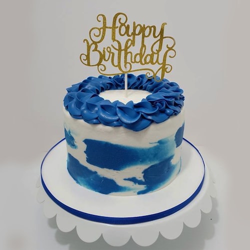 Buy Creative Blue Cake