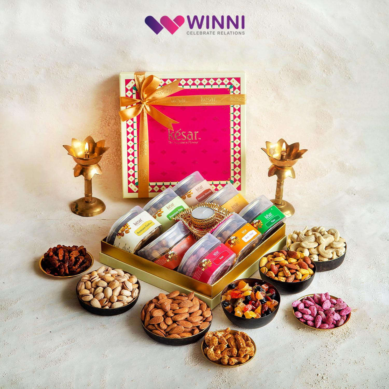 Dry Fruit Box for Diwali Gift- Dry Fruits/Nuts and Chocolate Combo for  Diwali/Deepavali 120