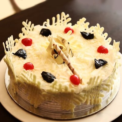 Delicious White Forest Cake