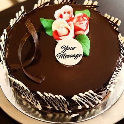 Attractive Chocolate Truffle Cake
