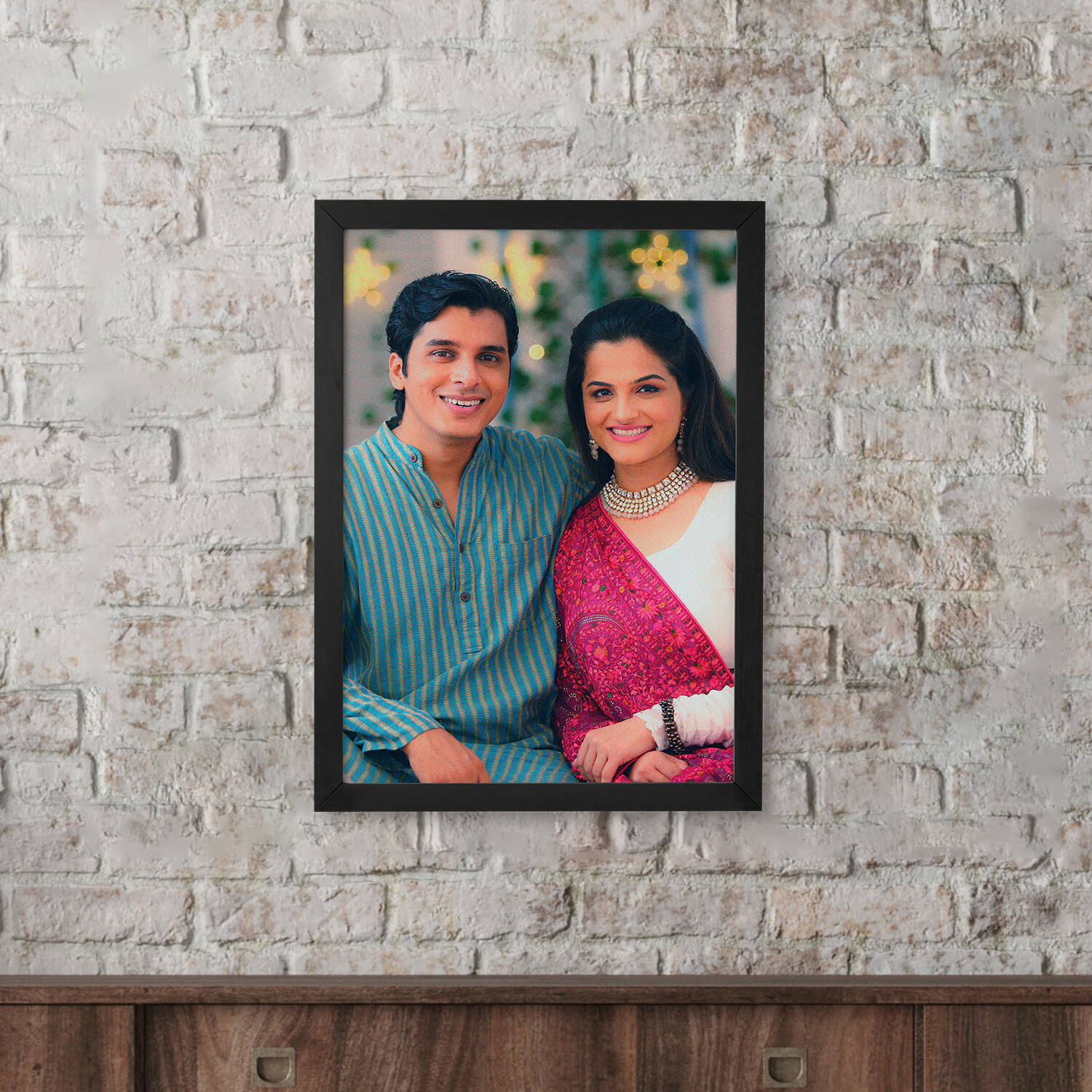 Buy MG MISBH GIFTS Misbh MDF deepika name Personalised photo frame with 5  photos Online at Best Prices in India - JioMart.