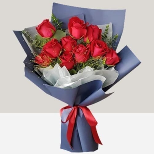 Buy Bouquet Of Red Roses Charm