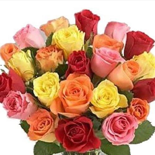 Buy Colorful Roses Bunch