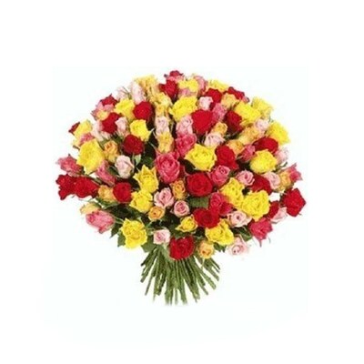 Fresh Long Mixed Roses