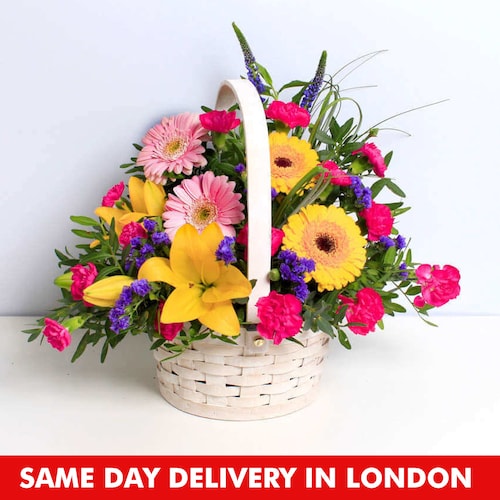 Buy Blissful Floral Basket