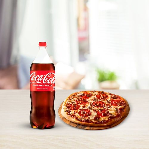 Buy Tasty Non Veg Pizza And Coke Combo