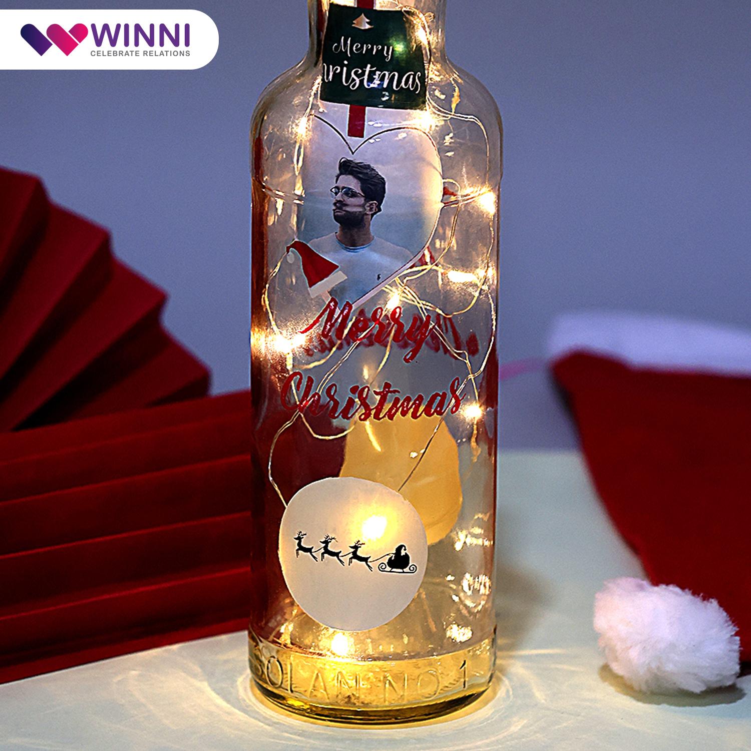 Christmas Special LED Bottle: Gift/Send Christmas Gifts Online JVS1196785  |IGP.com