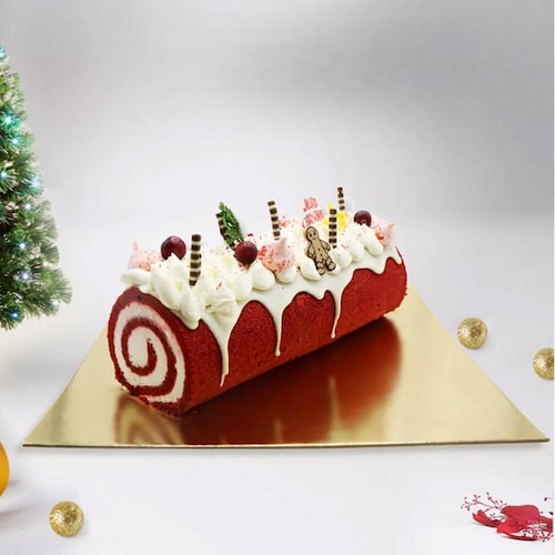 Buy Lovely Christmas Red Velvet Cake
