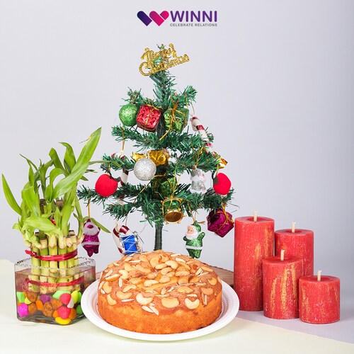 Buy Merry Christmas Cake Combo